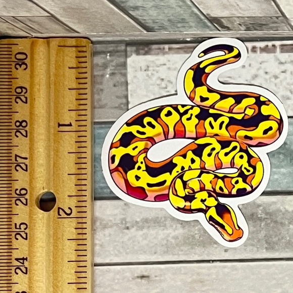🌀10/$10🌀 Snake Reusable Waterproof Vinyl Sticker Decal - Picture 1 of 1